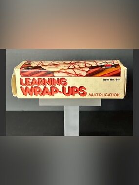 Vintage Learning Wrap Ups Educational Math Toy